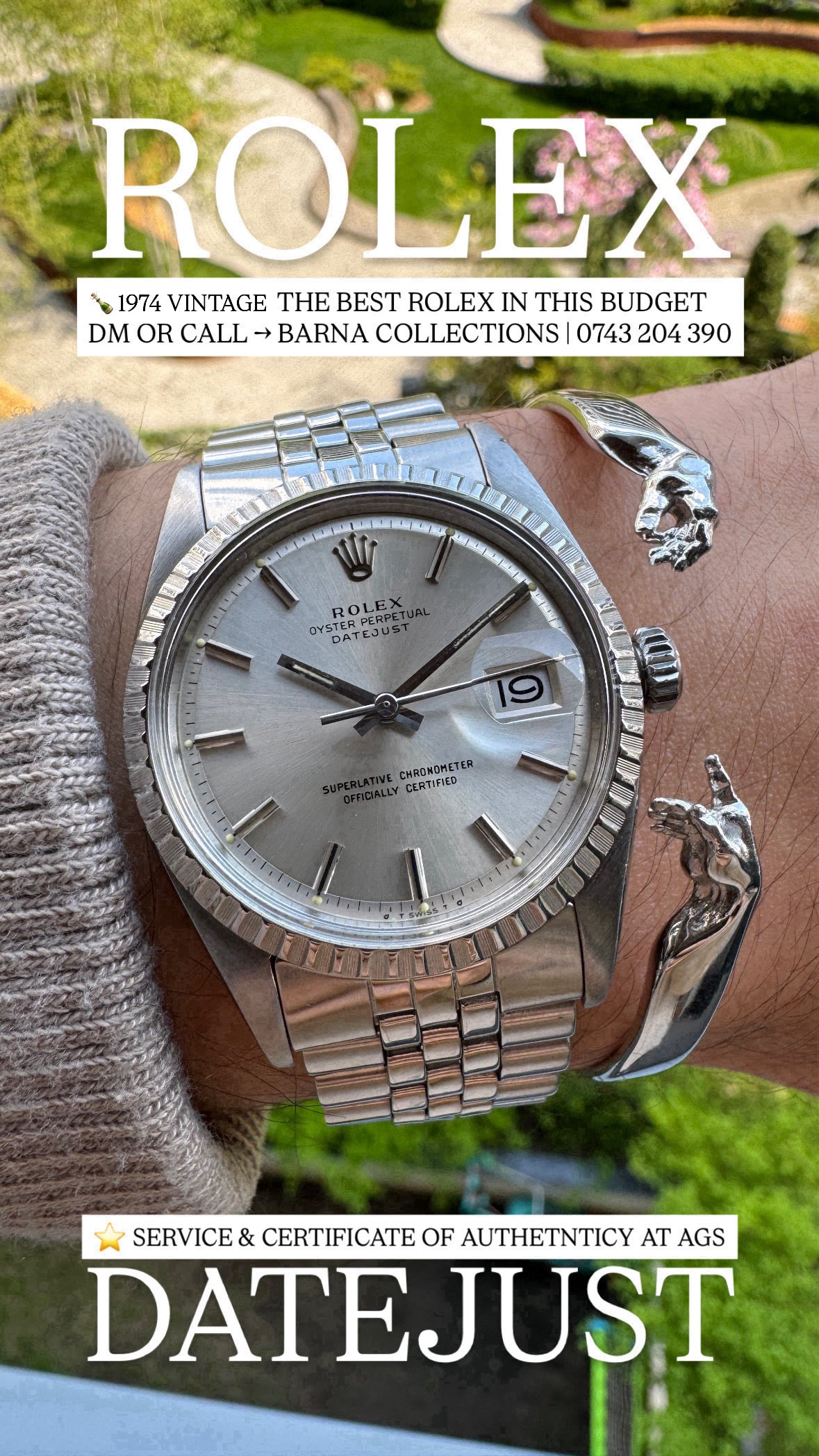 ROLEX DATEJUST 1603 VINTAGE
